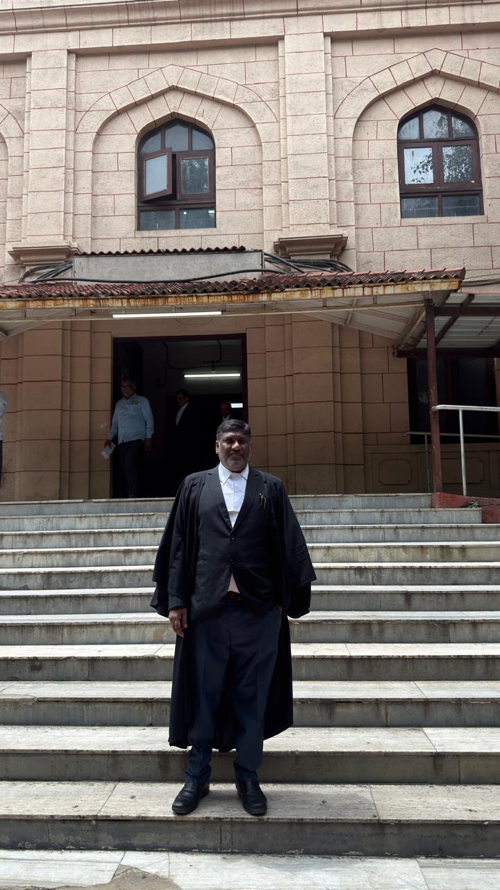 Advocate outside the court complex